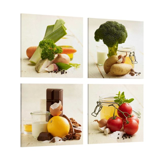 Telas decorativas legumes e fruta Ingredients - Mix