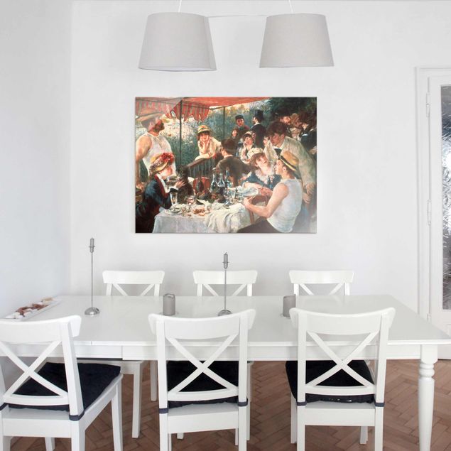 Quadros movimento artístico Impressionismo Auguste Renoir - Luncheon Of The Boating Party