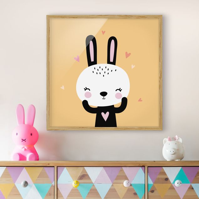 decoração para quartos infantis The Happiest Rabbit