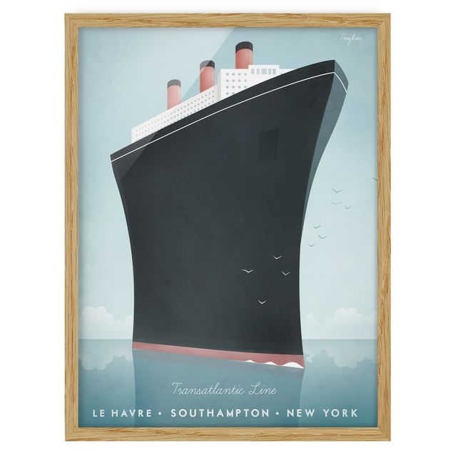 quadro de praia Travel Poster - Cruise Ship