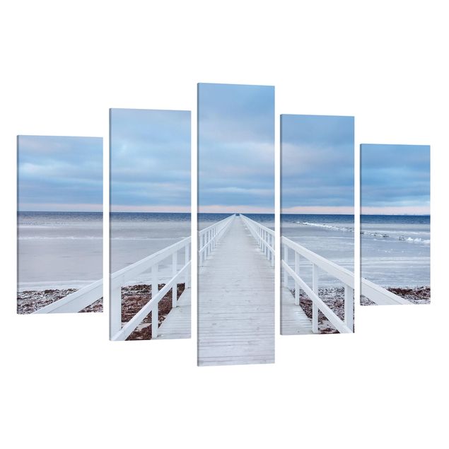 quadros de paisagens Bridge In Sweden