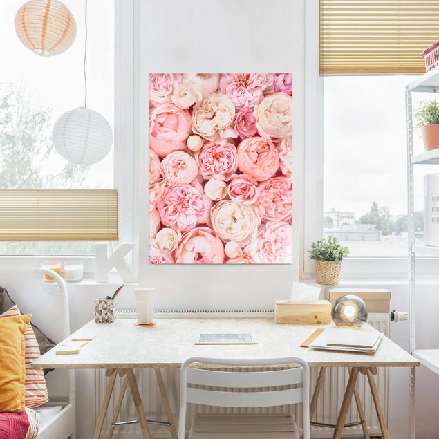 decoraçoes cozinha Roses Rosé Coral Shabby