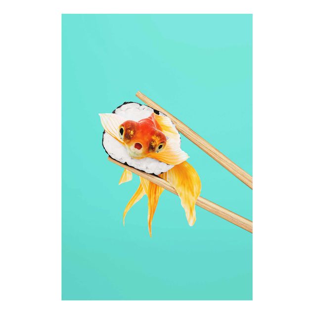 Quadros famosos Sushi With Goldfish