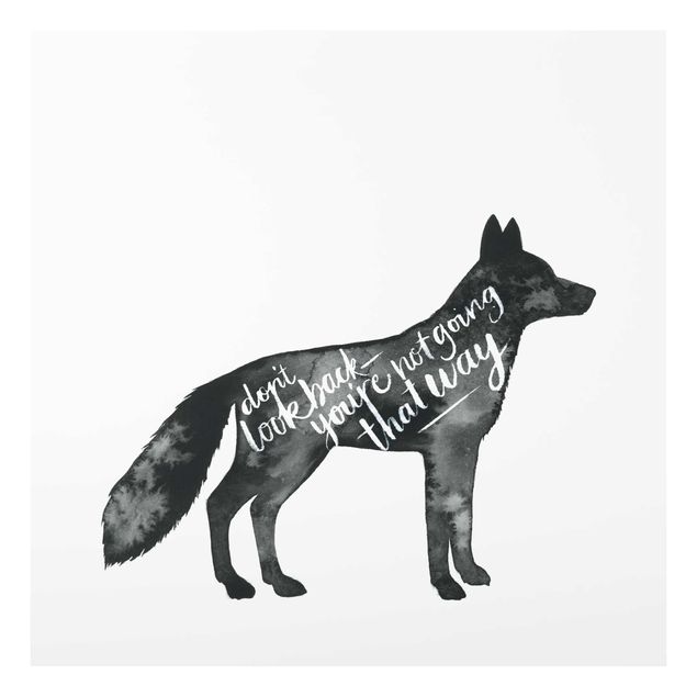 Quadros decorativos Animals With Wisdom - Fox