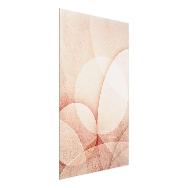 Quadros abstratos Abstract Graphics In Peach-Colour