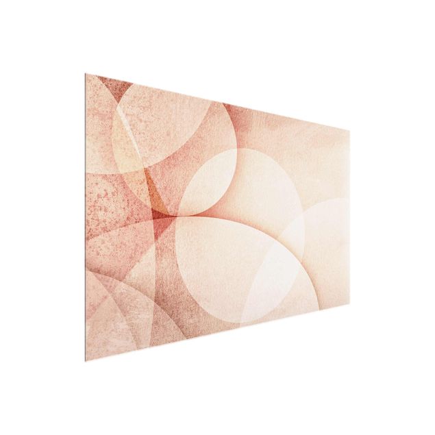 Quadros abstratos Abstract Graphics In Peach-Colour