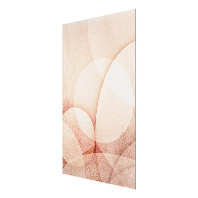 Quadros decorativos Abstract Graphics In Peach-Colour
