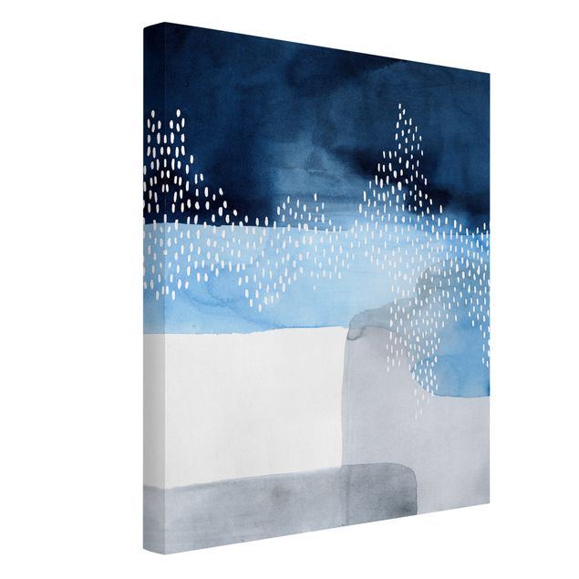 quadros abstratos para sala Abstract Waterfall