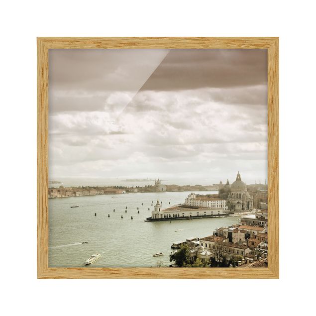 Quadros com moldura vintage Lagoon Of Venice