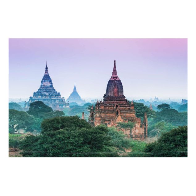 Quadros em vidro cidades e paisagens urbanas Temple Grounds In Bagan