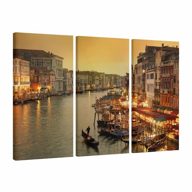 Telas decorativas cidades e paisagens urbanas Grand Canal Of Venice