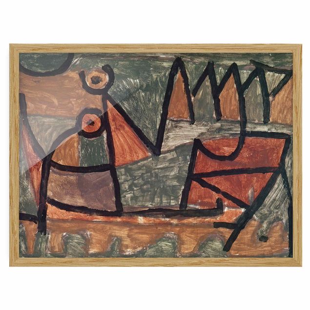 Quadros famosos Paul Klee - Sinister Boat Trip