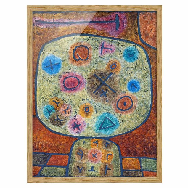 Quadros famosos Paul Klee - Flowers in Stone