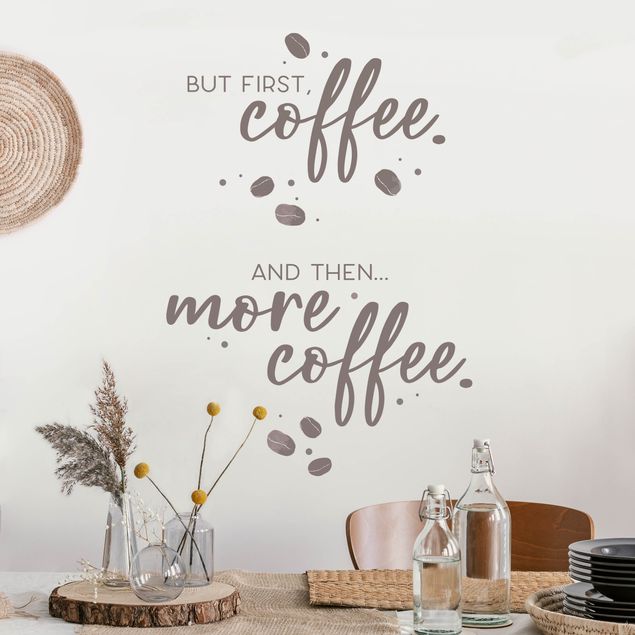 Autocolantes de parede café And Then More Coffee