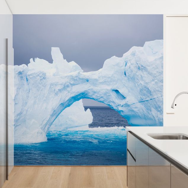 papel de parede moderno Antarctic Iceberg
