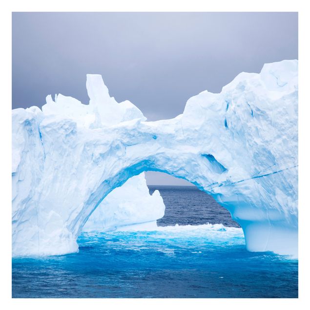Papel de parede azul Antarctic Iceberg