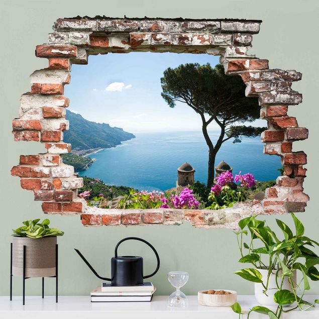 adesivos de parede View from the garden to the sea