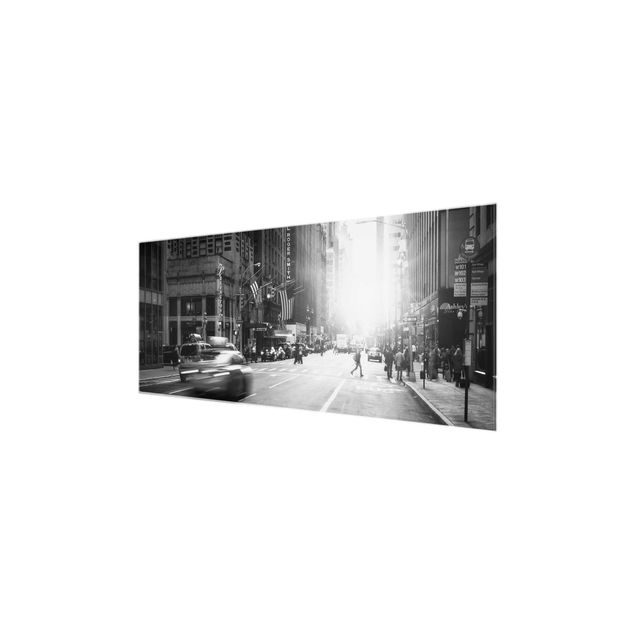 Quadros em vidro em preto e branco Lively New York