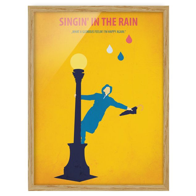 Quadros retratos Film Poster Singing In The Rain