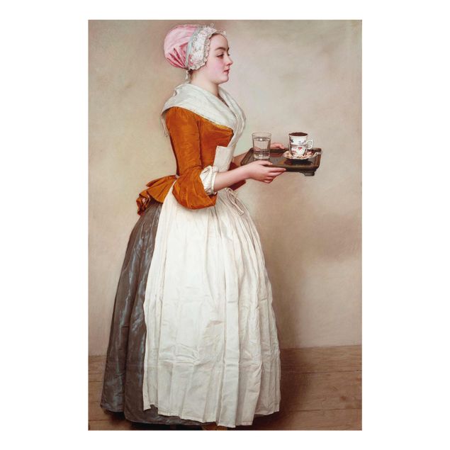 Quadros famosos Jean Etienne Liotard - The Chocolate Girl