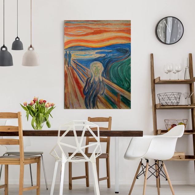 decoraçao para parede de cozinha Edvard Munch - The Scream