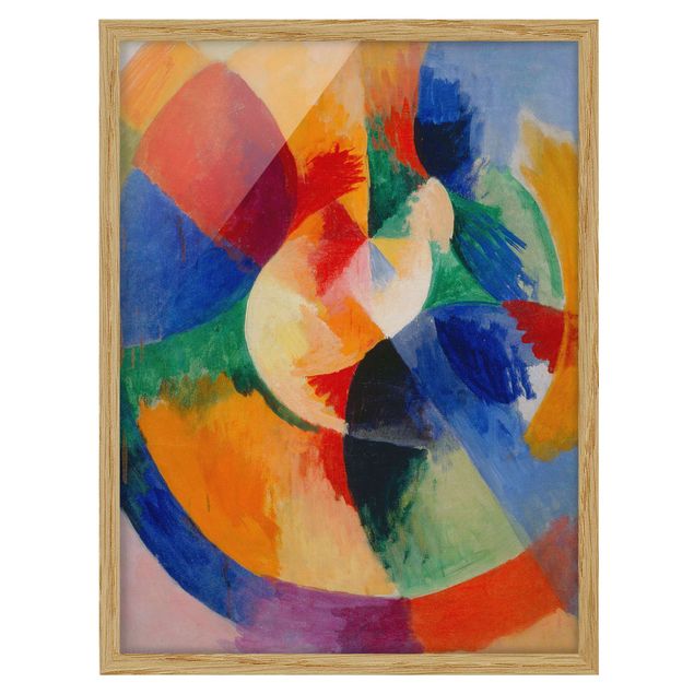 Quadros famosos Robert Delaunay - Circular Shapes, Sun