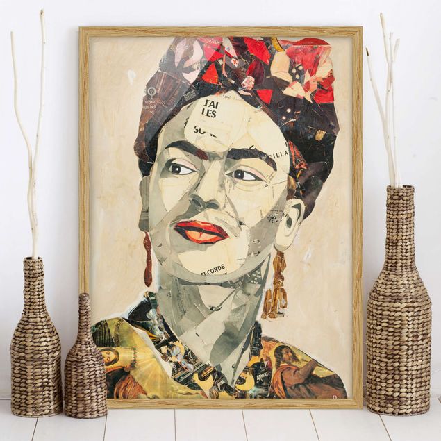 decoraçoes cozinha Frida Kahlo - Collage No.2