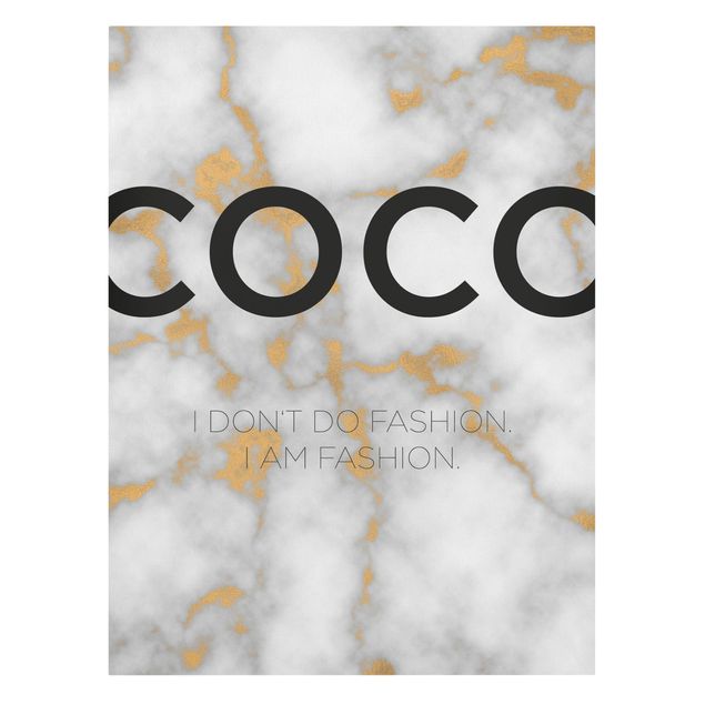 Quadros modernos Coco - I Dont Do Fashion