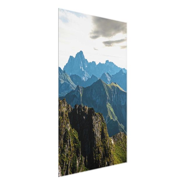 quadros de paisagens Mountains On The Lofoten