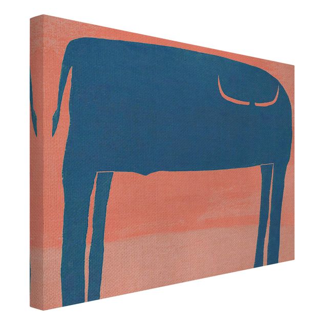 quadros abstratos modernos Blue Bull