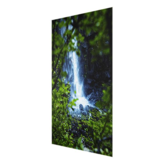 quadros decorativos para sala modernos View Of Waterfall