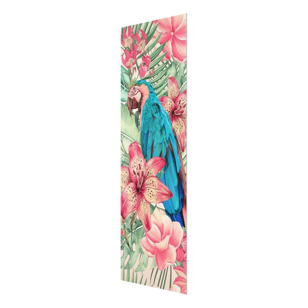 Quadros de Andrea Haase Floral Paradise Tropical Parrot