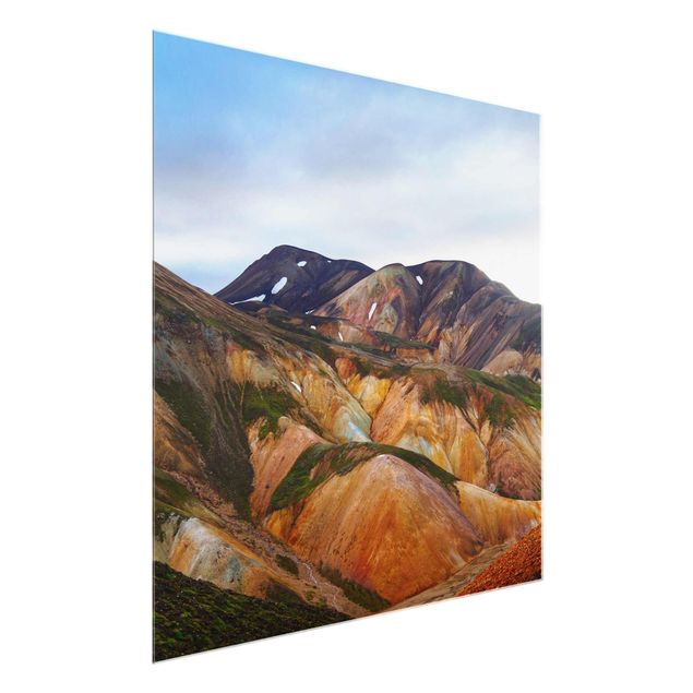 quadros de paisagens Colourful Mountains In Iceland