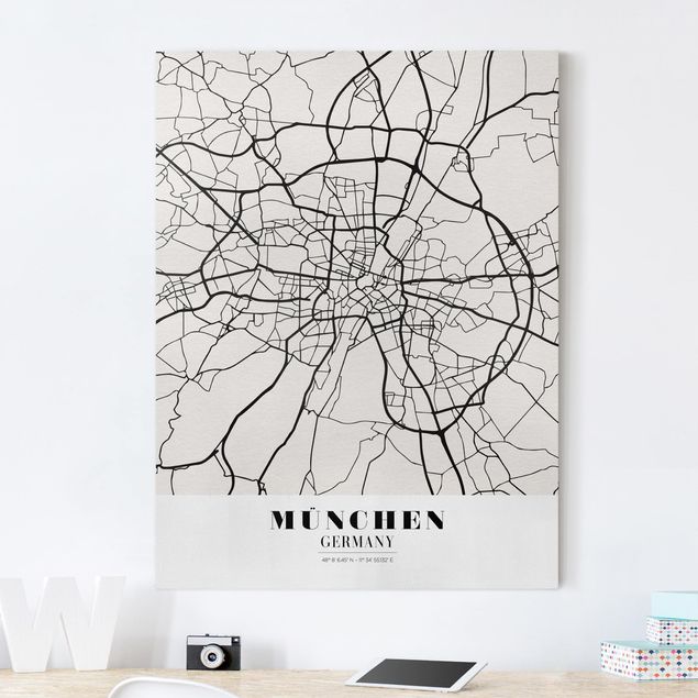 decoraçao cozinha Munich City Map - Classic
