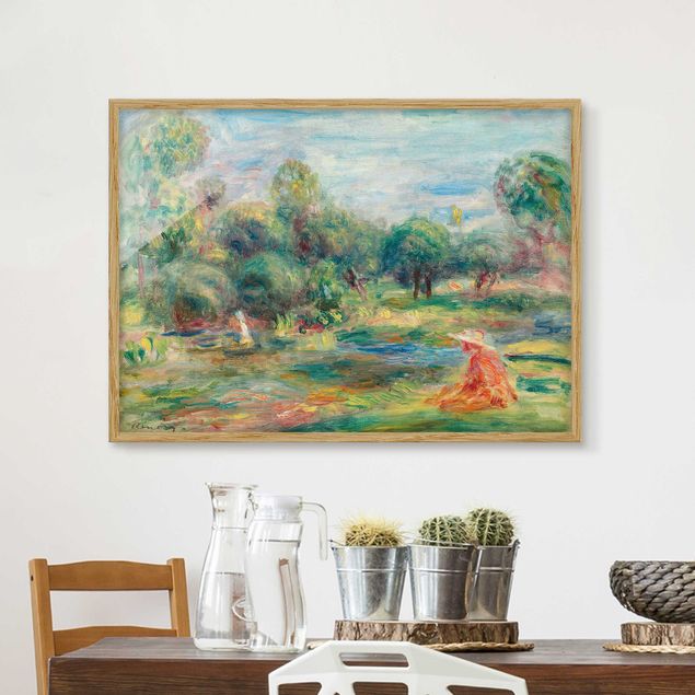 decoraçao para parede de cozinha Auguste Renoir - Landscape At Cagnes
