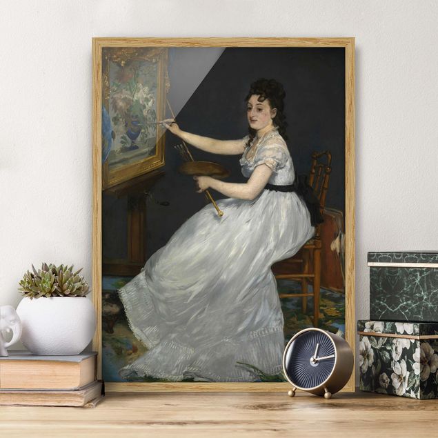 Quadros movimento artístico Impressionismo Edouard Manet - Eva Gonzalès
