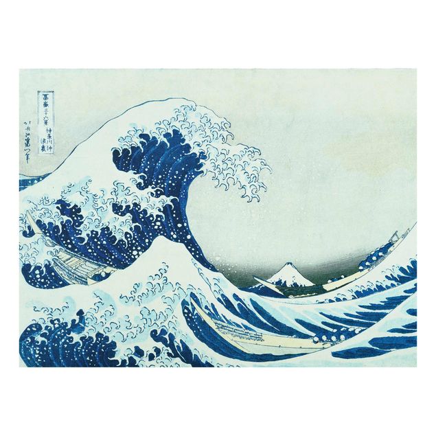 Quadros praia Katsushika Hokusai - The Great Wave At Kanagawa