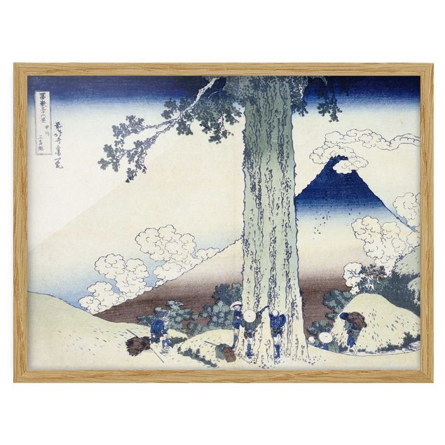 quadro com paisagens Katsushika Hokusai - Mishima Pass In Kai Province