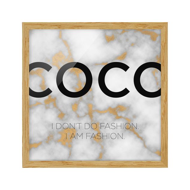 quadros decorativos para sala modernos Coco - I Dont Do Fashion