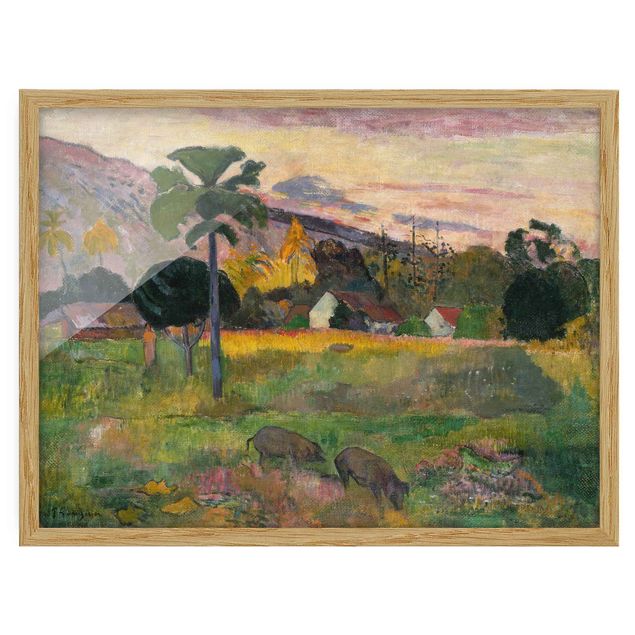 quadro com paisagens Paul Gauguin - Haere Mai (Come Here)