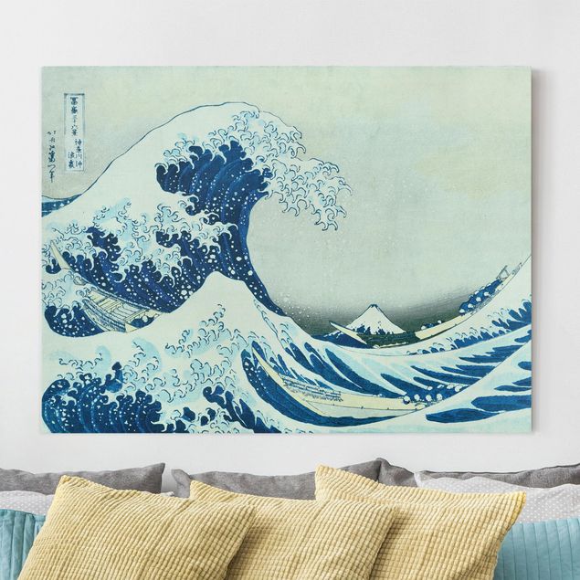 decoraçoes cozinha Katsushika Hokusai - The Great Wave At Kanagawa