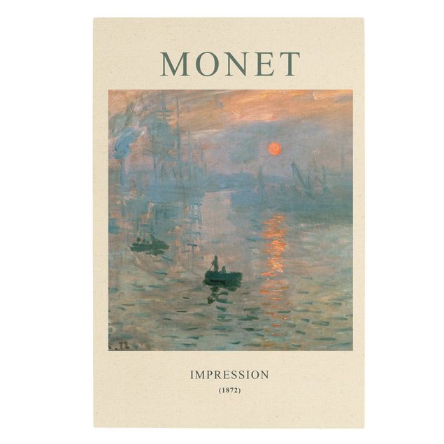Quadros modernos Claude Monet - Impression - Museum Edition
