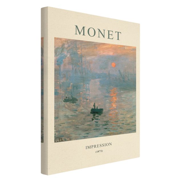 quadro azul Claude Monet - Impression - Museum Edition