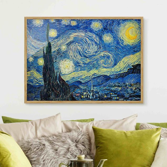 decoraçao para parede de cozinha Vincent Van Gogh - The Starry Night