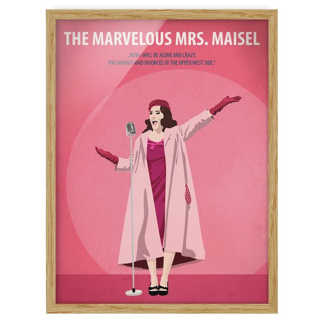 Quadros modernos Film Poster The Marvelous Mrs. Maisel