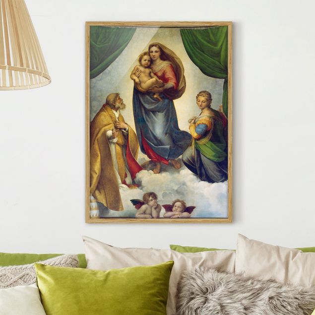 Quadros movimento artístico Expressionismo Raffael - The Sistine Madonna