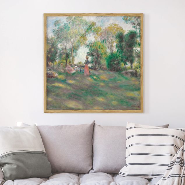 Quadros movimento artístico Impressionismo Auguste Renoir - Landscape With Figures