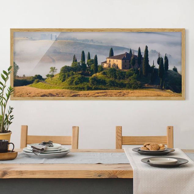 quadro com paisagens Country Estate In The Tuscany