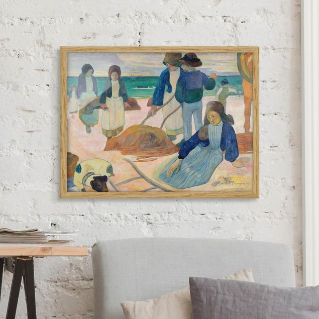 decoraçao para parede de cozinha Paul Gauguin - The Kelp Gatherers (Ii)