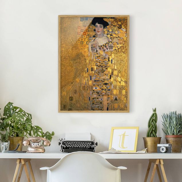 decoraçoes cozinha Gustav Klimt - Portrait Of Adele Bloch-Bauer I